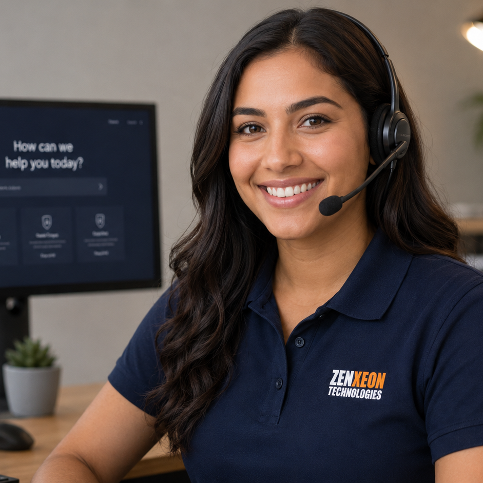 Zenxeon support specialist ready to help