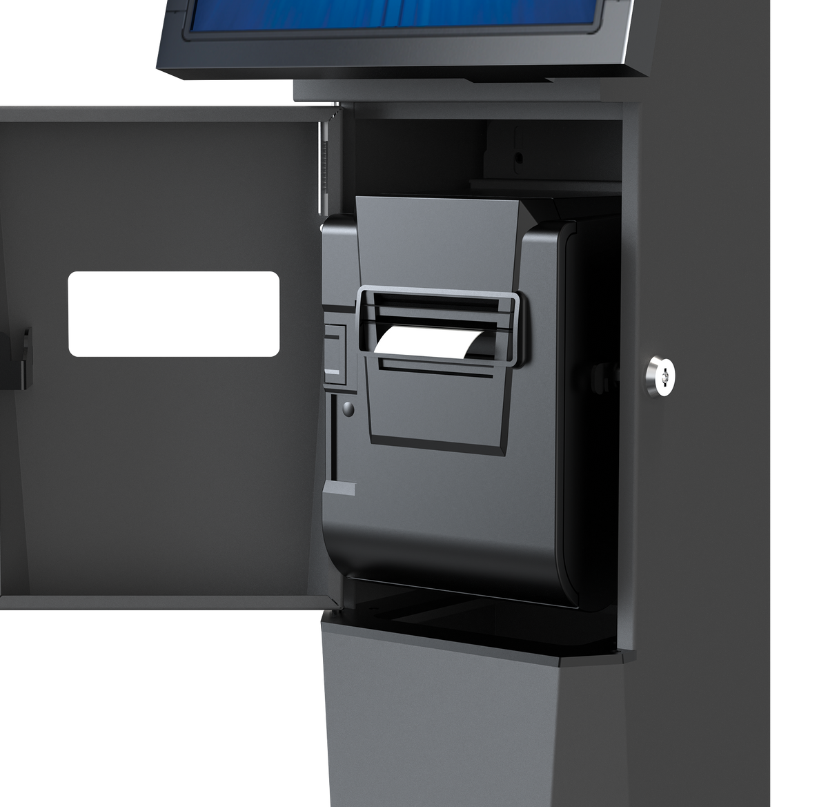 Pro Floor Stand with Printer Bay and ELO 21.5" Touchscreen