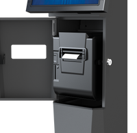 Pro Floor Stand with Printer Bay and ELO 21.5" Touchscreen