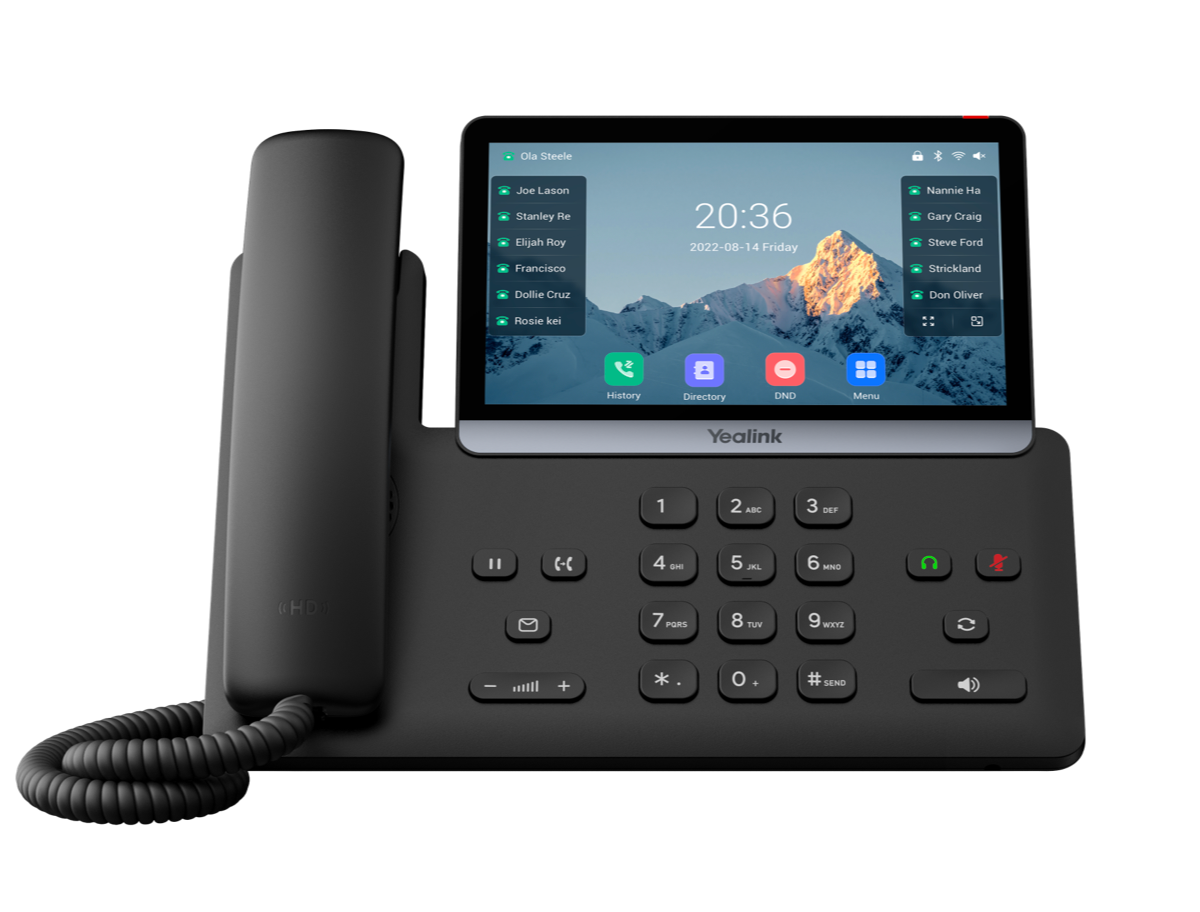 Yealink T77U premium touchscreen desk phone