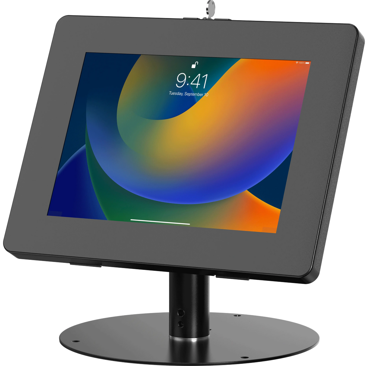 Secure Countertop Kiosk - Black