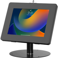 Secure Countertop Kiosk - Black