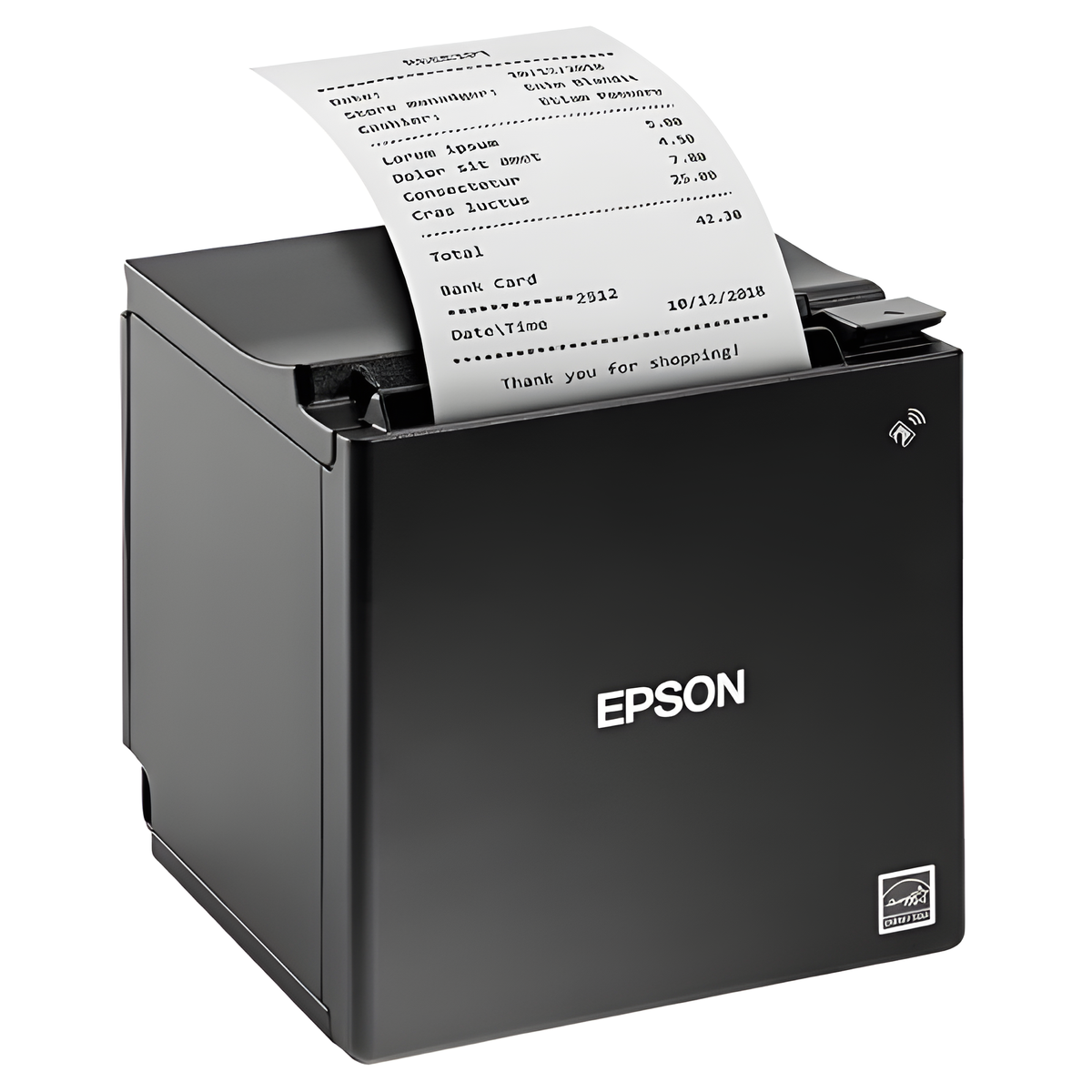 Epson TM-m30III Receipt Printer (black), alternate view